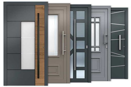 WERU ATRIS Aluminium-Haustür Modellbeispiele
